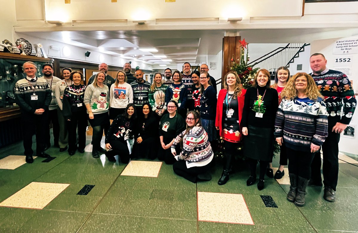 Everyone in the Yuletide spirit for Christmas 🎄 Jumper Day at CHB. One more sleep until the end of term!