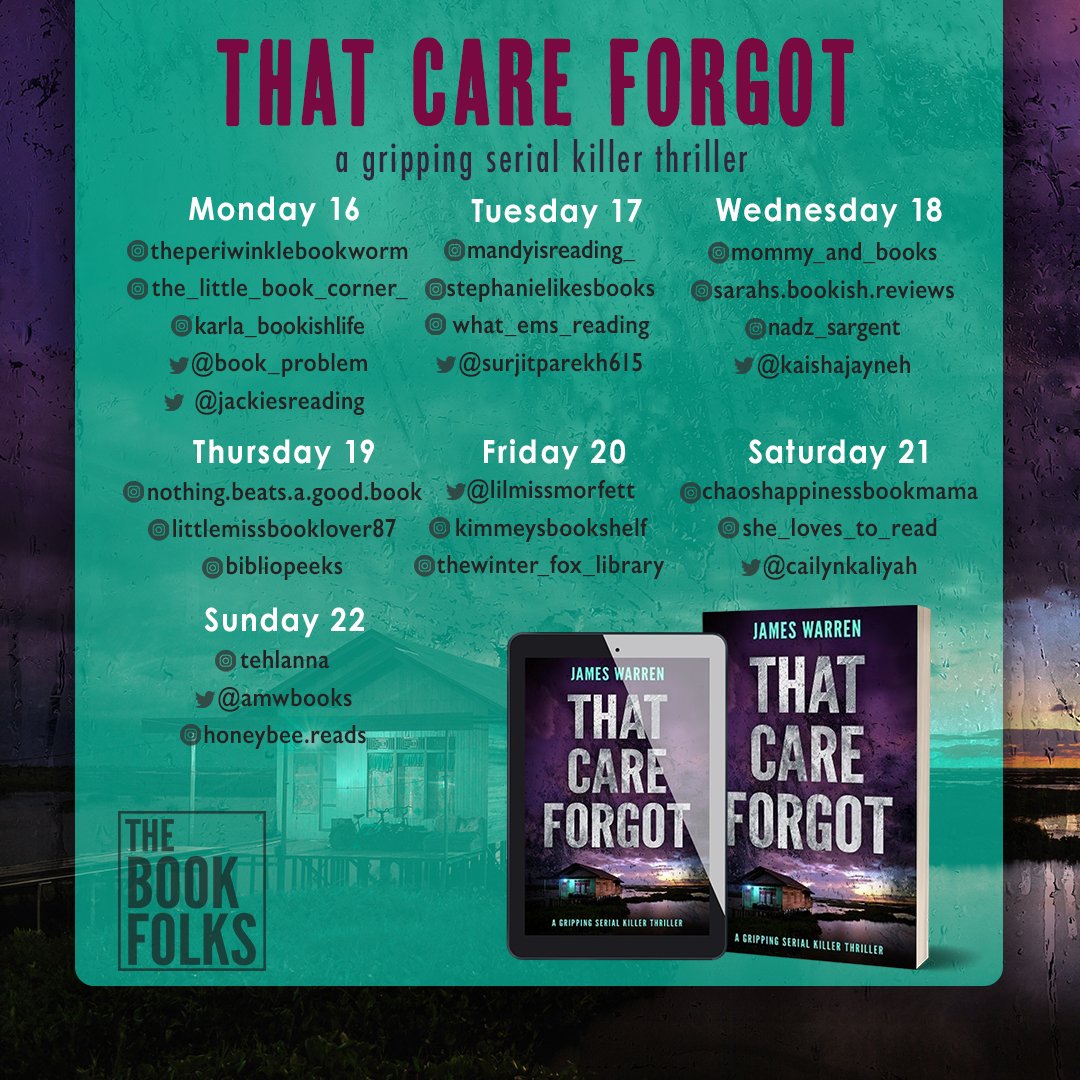 Thanks <a href="/thebookfolks/">THE BOOK FOLKS</a> for inviting me on the tour for #ThatCareForgot by James Warren.

A very exciting, suspenseful read that had me questioning everything. I do like a legal thriller and this one ticked many boxes. I look forward to reading more!