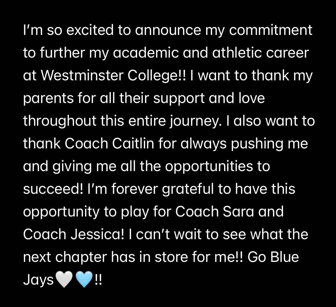 Committed!!💥
<a href="/westmosoftball/">WestmoSoftball</a> 
<a href="/atlviperscolvin/">Atlanta Vipers Colvin 18u</a> <a href="/thevipernation/">Atlanta Vipers Fastpitch</a> <a href="/spatte1108/">Selena Collins-Patterson (Coach C)</a> <a href="/ExtraInningSB/">EXTRA INNING SOFTBALL</a> <a href="/TopPreps/">TOP PREPS - SPORTS NEWS, VIDEOS & INTERVIEWS</a> <a href="/ImpactRetweets/">Impact Promotions</a> @Los_Stuff <a href="/CoastRecruits/">Coast 2 Coast Recruits</a>
<a href="/IHartFastpitch/">I❤️Fastpitch</a> <a href="/SBRRetweets/">Softball Recruiting Reposts</a> @FloSoftball