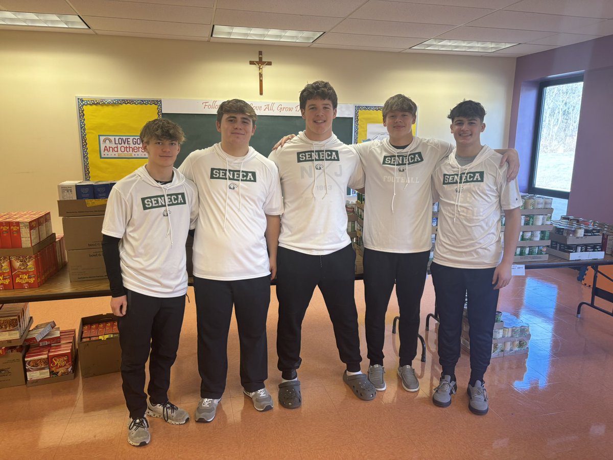 Today our boys had the opportunity to volunteer at the Church of the Holy Eucharist. They helped pack food for over 100 families! Thank you Church of the Holy Eucharist and St. Vincent de Paul- Tabernacle for all that you do for our community!