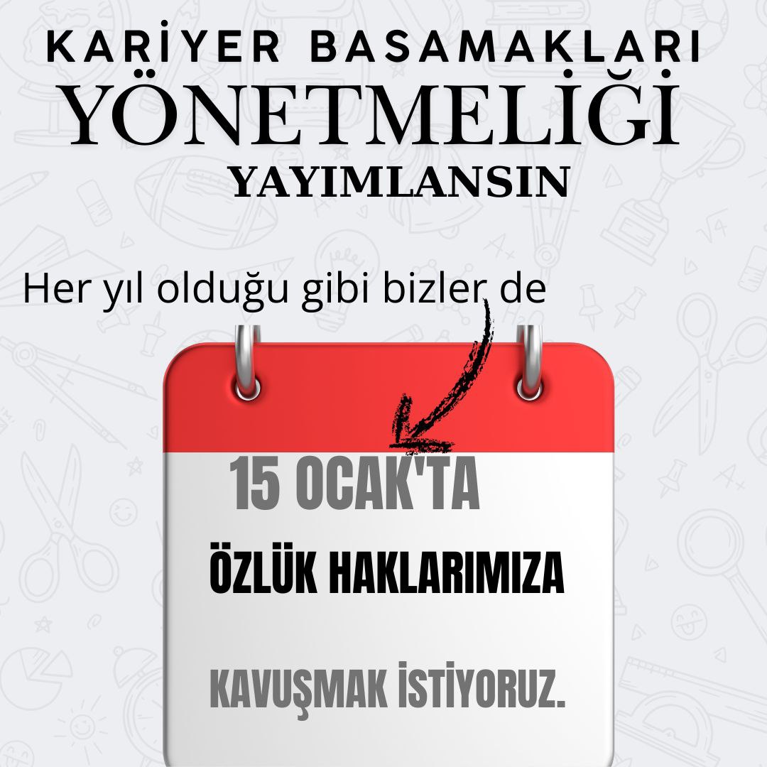 Binlerce öğretmen yönetmelik, kılavuzu bekliyor. Yönetmelik ve kılavuz hemen yayınlanmalı ve tazminatlar 15 Ocak 2025'te maaşlara yansıtılmalıdır. <a href="/RTErdogan/">Recep Tayyip Erdoğan</a> <a href="/tcbestepe/">T.C. Cumhurbaşkanlığı</a> <a href="/Yusuf__Tekin/">Yusuf Tekin</a> <a href="/tcmeb/">Millî Eğitim Bakanlığı</a> <a href="/CevdetVural40/">Cevdet Vural</a> <a href="/_aliyalcin_/">Ali YALÇIN</a> <a href="/talatyavuz29/">Talat YAVUZ</a> #MEBömkYÖNETMELİKyayimla