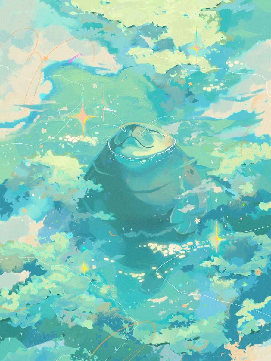 MathiassJB's tweet image. A seal that visited me in a dream 🌊✨