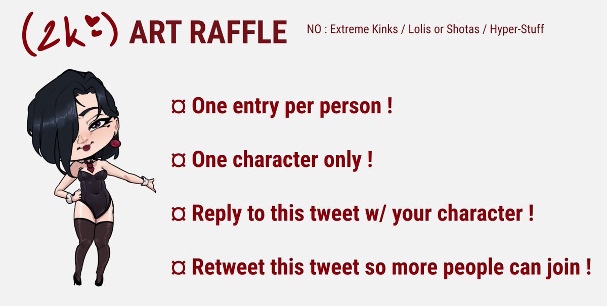 Enter by replying to this tweet !
The raffle will close on January 1st and the winner will be contacted shortly after 😌