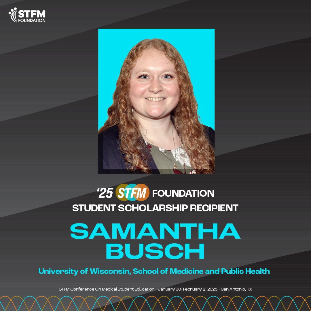 widfm's tweet image. @uwsmph fourth-year medical student Samantha Busch has been awarded a prestigious Pisacano Scholarship! She is one of only ten students selected nationally. Congratulations, Samantha!!! 

@STFM_FM #stfm #teachandtransform 

buff.ly/3DgSsFs