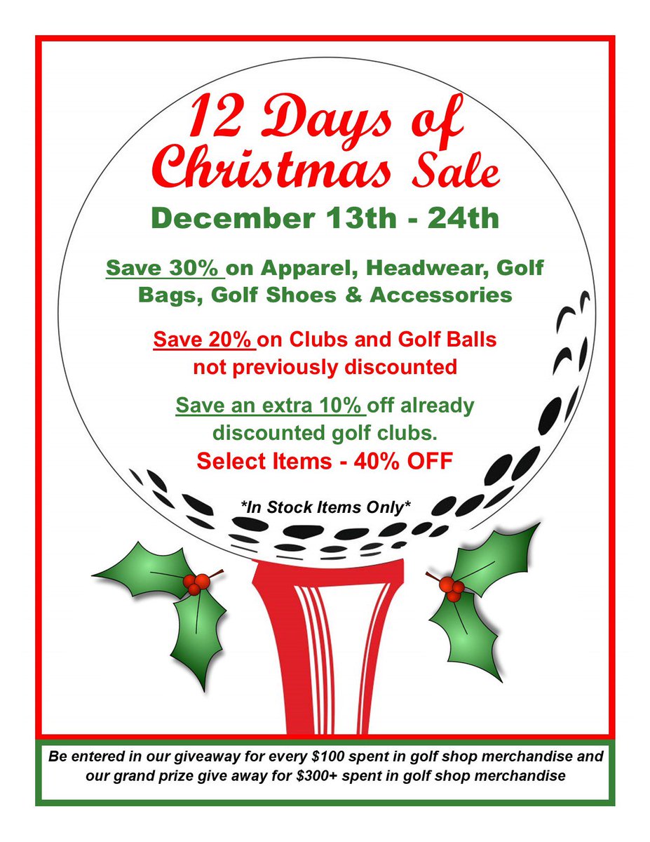 We are open this weekend.  Not going to cover greens now, plus don't miss our 12 days of Christmas Sale, and more! - mailchi.mp/murfreesborotn…
