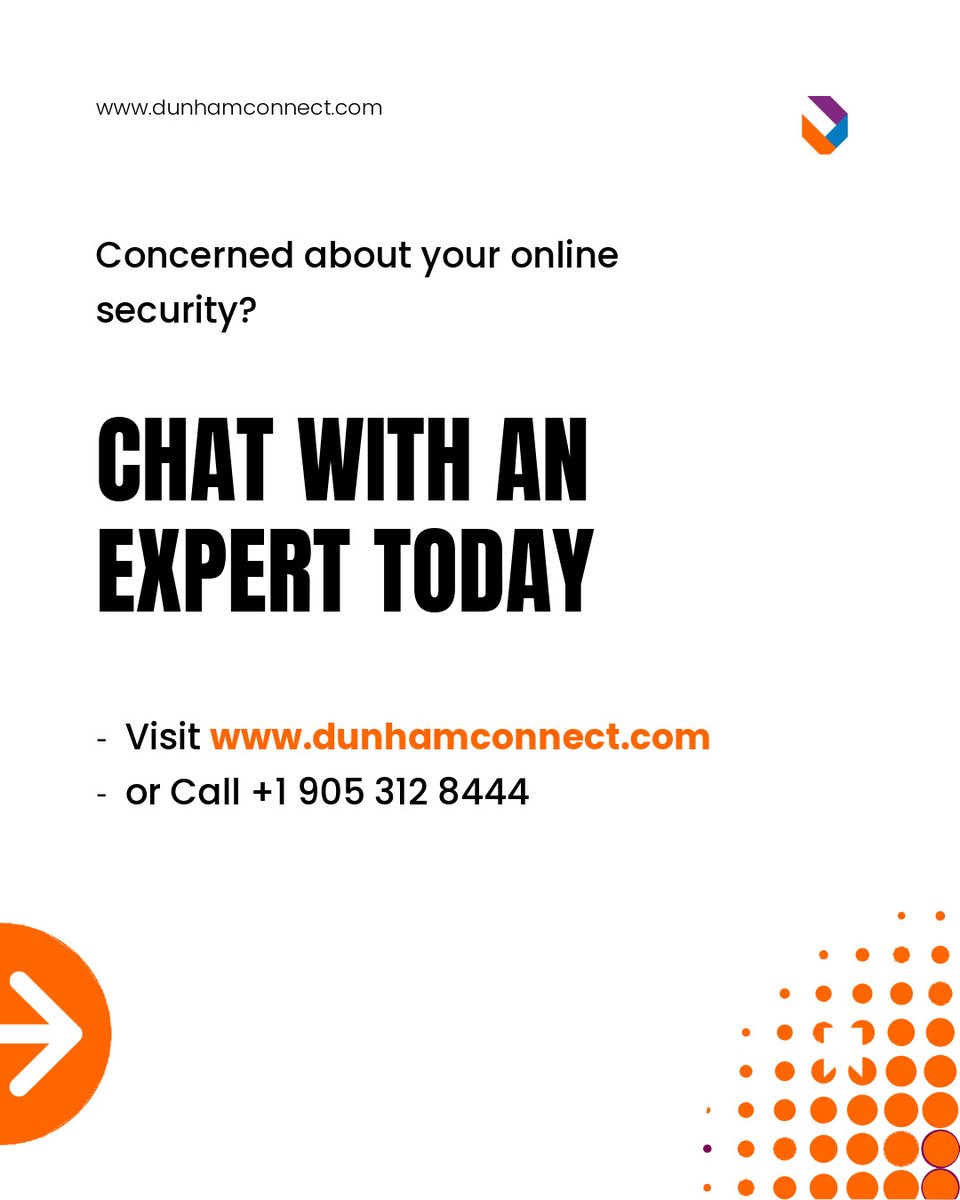 TheDunhamGroup's tweet image. Passwords are the least secure and most often compromised method of security. Here are some quick and easy methods to implement that’ll help protect yourself online. 

Contact us for all your Web and IT needs. Visit our website: dunhamconnect.com 
.
 #Hamiltontechsupport