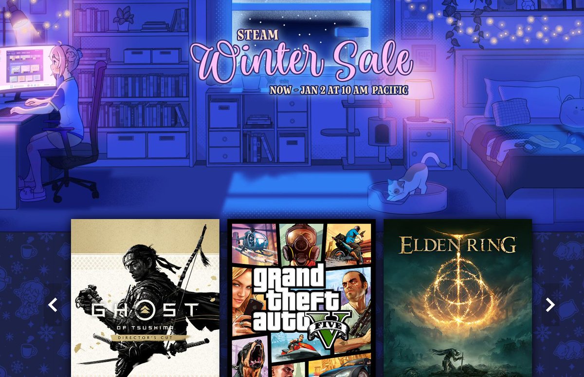 Wario64's tweet image. Steam winter sale buff.ly/2ytioff