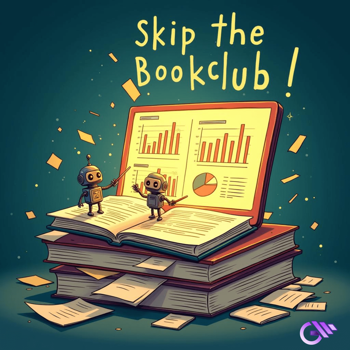 AiGenAgency's tweet photo. Got a stack of customer feedback as thick as a Harry Potter novel? Don't read it, AI can do a better book report—and faster! #SkipTheBookclub. https://t.co/E4YzGCpz23