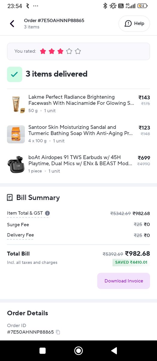 Abhilas25025430's tweet image. @zeptocares @aadit_palicha @RockWithboAt   zepto is a fraud company #fraudzepto #cheaterzepto #zerocustomersupport @SwiggyInstamart @letsblinkit  learn from them u are fraud ur ceo earning by faking people no response from one week don't buy in #zepto