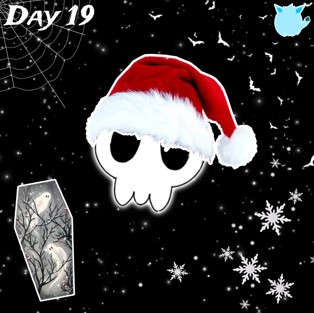 OberitaRiki's tweet photo. 25 Days of Gothmas
ππππΈοΈβ°οΈπ€βοΈβ¨
.
Day 19: Skull
π π€β€οΈβ¨
.
#25daysofchristmas #25daysofgothmas #skull #christmasskull #santaskull #santahat #blackchristmas #gothicart #digitalart #fanart #myart #artwork https://t.co/WxpMRyccQZ