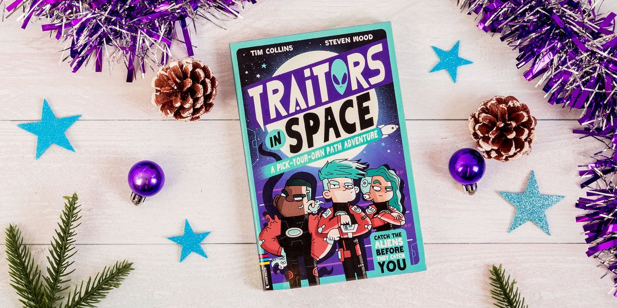 Catch the aliens before they catch you this with #TraitorsInSpace, an astronomical middle-grade alien adventure! 🛸

The perfect gift for the aspiring space adventurer in your life 🎁 ow.ly/qmyO50UirrF