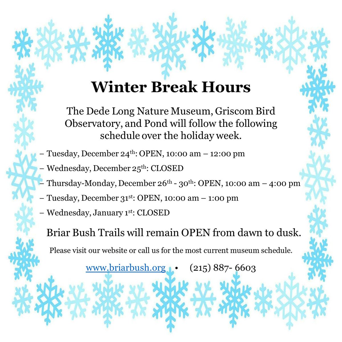 Briar Bush Nature Center tweet media