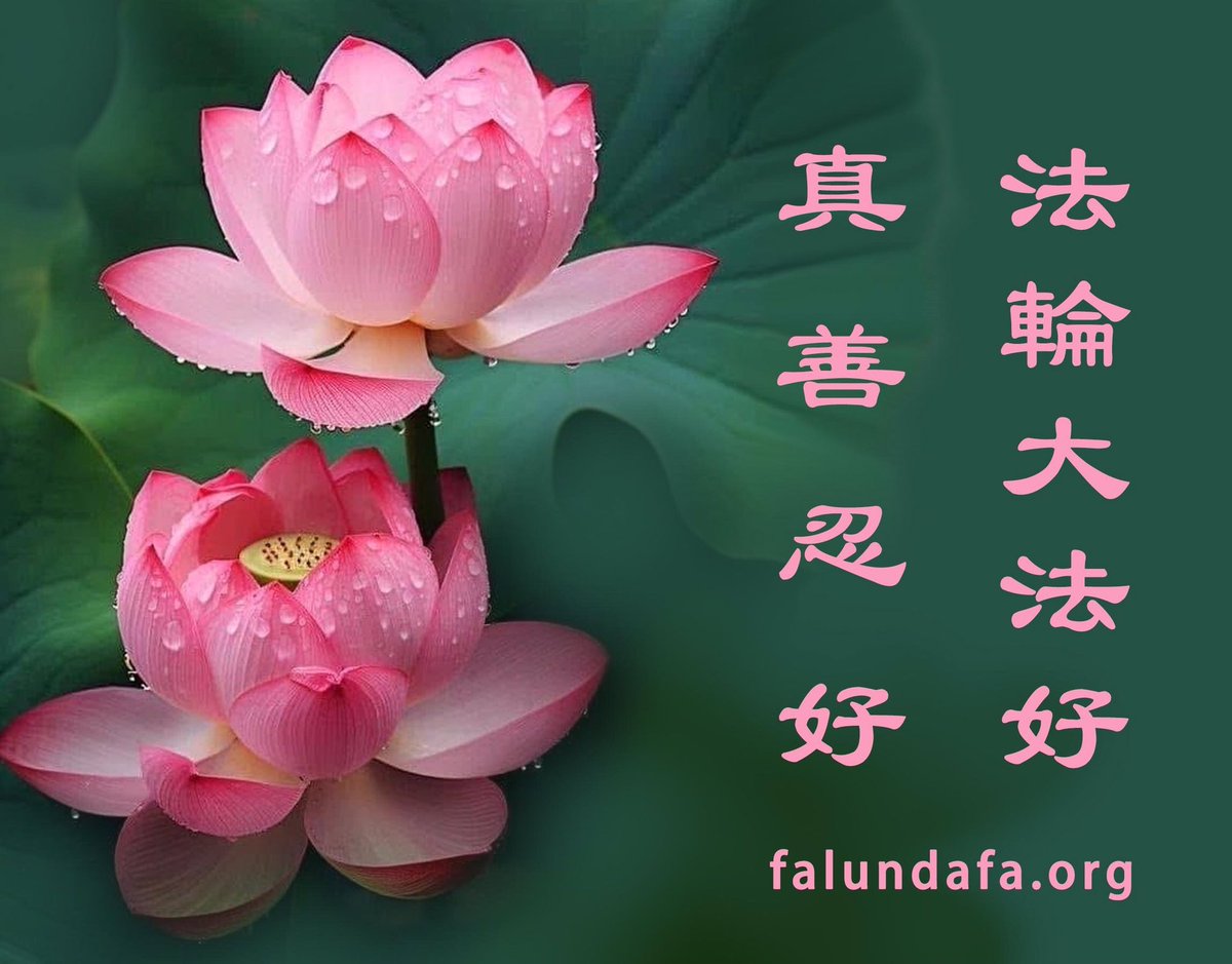佛家上乘修煉大法—法輪大法
人類返本歸真之路
falundafa.org

今天早上，我們煉功點來了一個新學員要學法輪功🌷☘️
隨著舊勢力的解體，越來越多的世人清醒了，明白自己的生命是為了什麼來到人間的，越來越多的人走入正法修煉⋯⋯