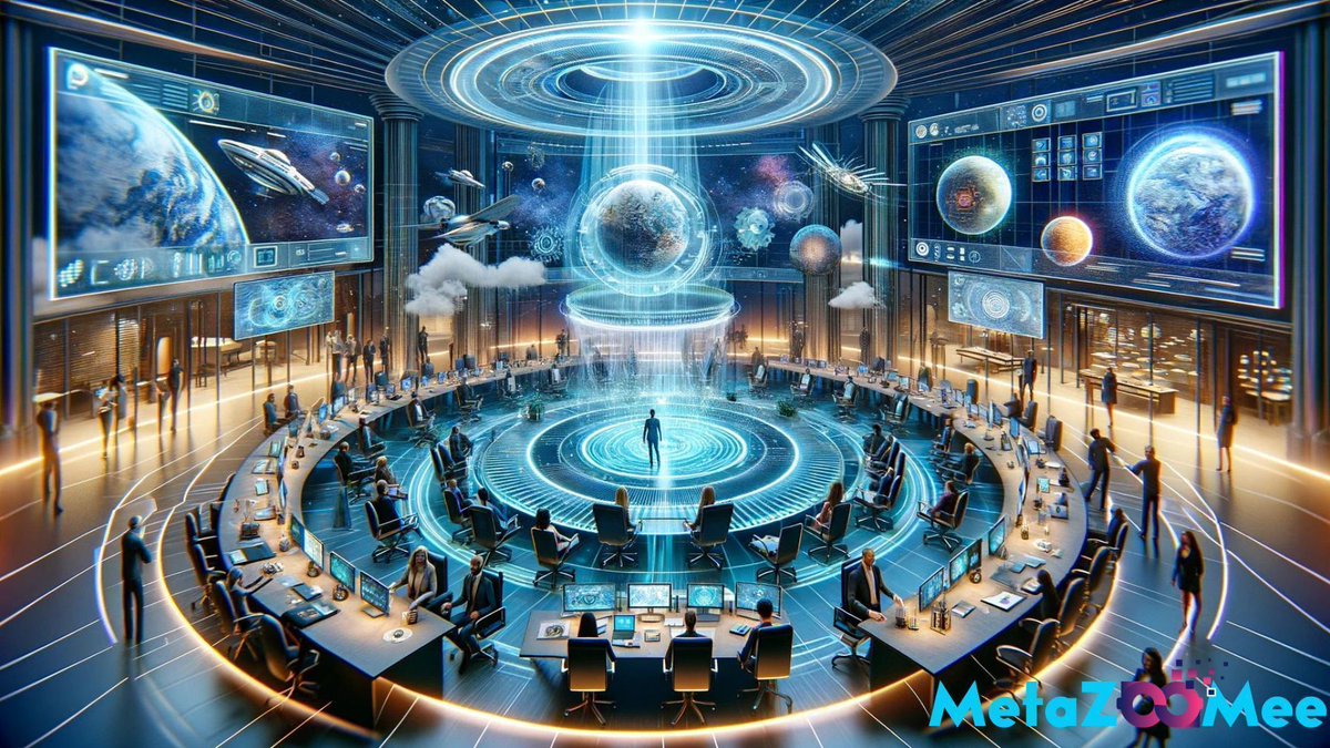 metazoomee's tweet photo. Say farewell to traditional conference rooms! MetaZooMee's cutting-edge Virtual Conference Rooms offer seamless global collaboration, redefining the future of meetings in the metaverse. Join the #MetaConference revolution! #VirtualMeetings #Metaverse $MZM https://t.co/y3sGAzwzsJ