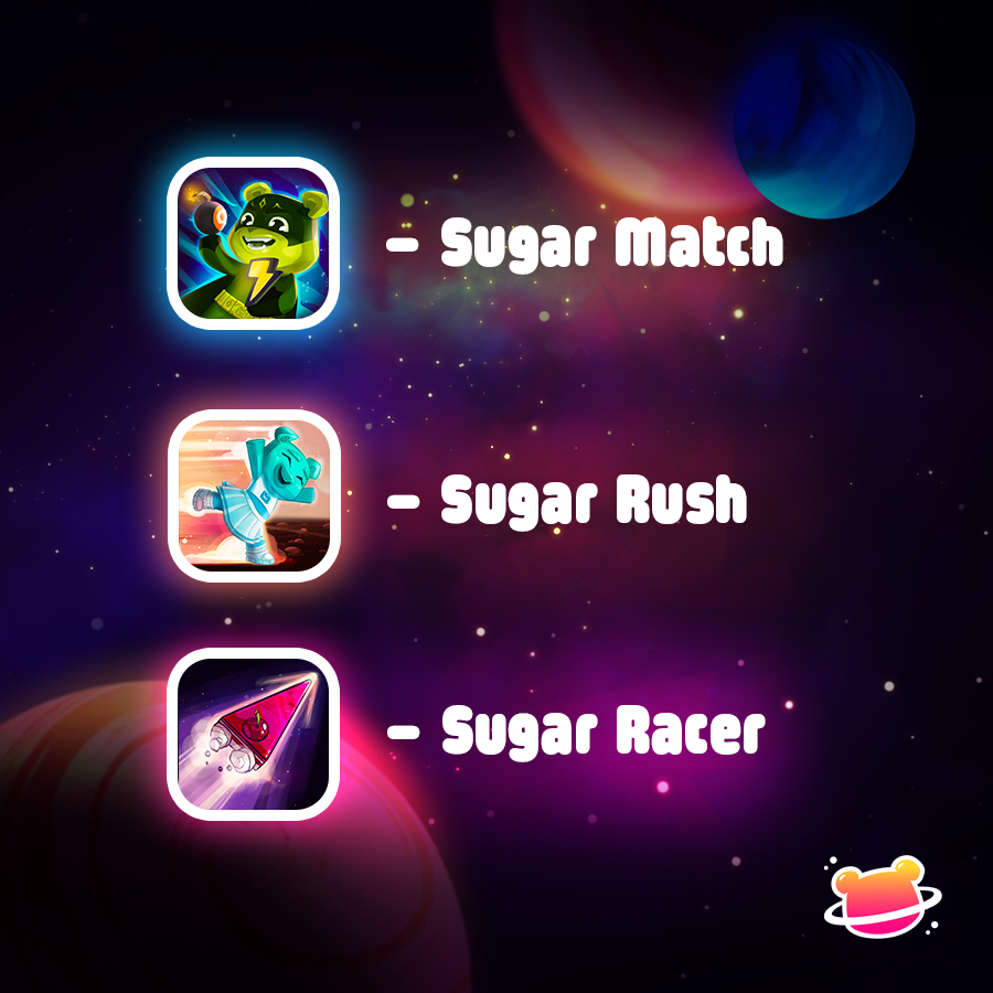 5 Games, 1 $CNDY Token 🎮

Sugarverse is a Gaming Saga.

5 games in our development roadmap, with our first title "Sugar Match," live in open-beta.

$CNDY is the only currency that will apply to all 5 titles.

Play Sugar Match: medium.com/@sugarverse/su…

2/6 🧵