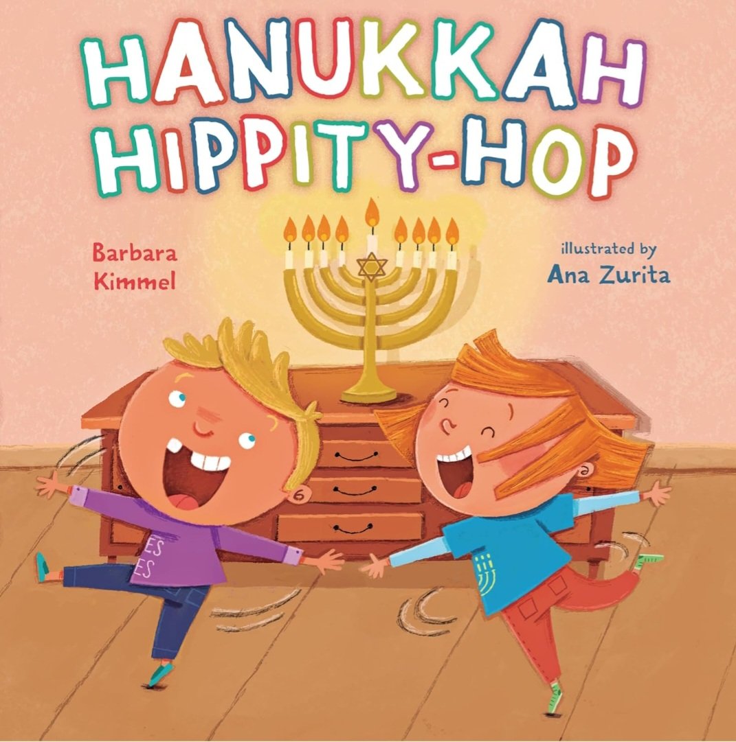 When you can't sit still - do the Hanukkah Hippity-Hop! #jewishjoy #jewishbookmonth #kidlit