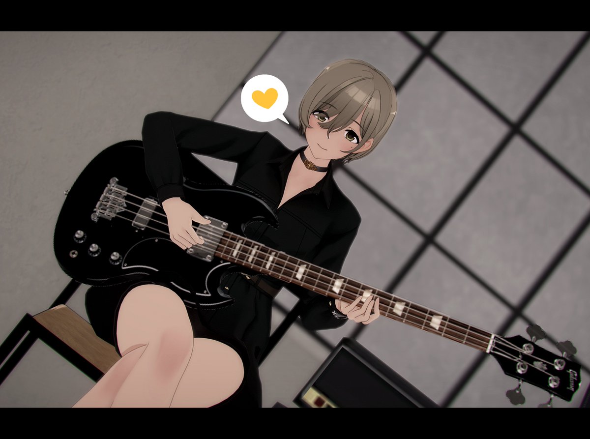 調律中🎸🎛️⚙️
#ガルクラ #GirlsBandCry #COM3D2