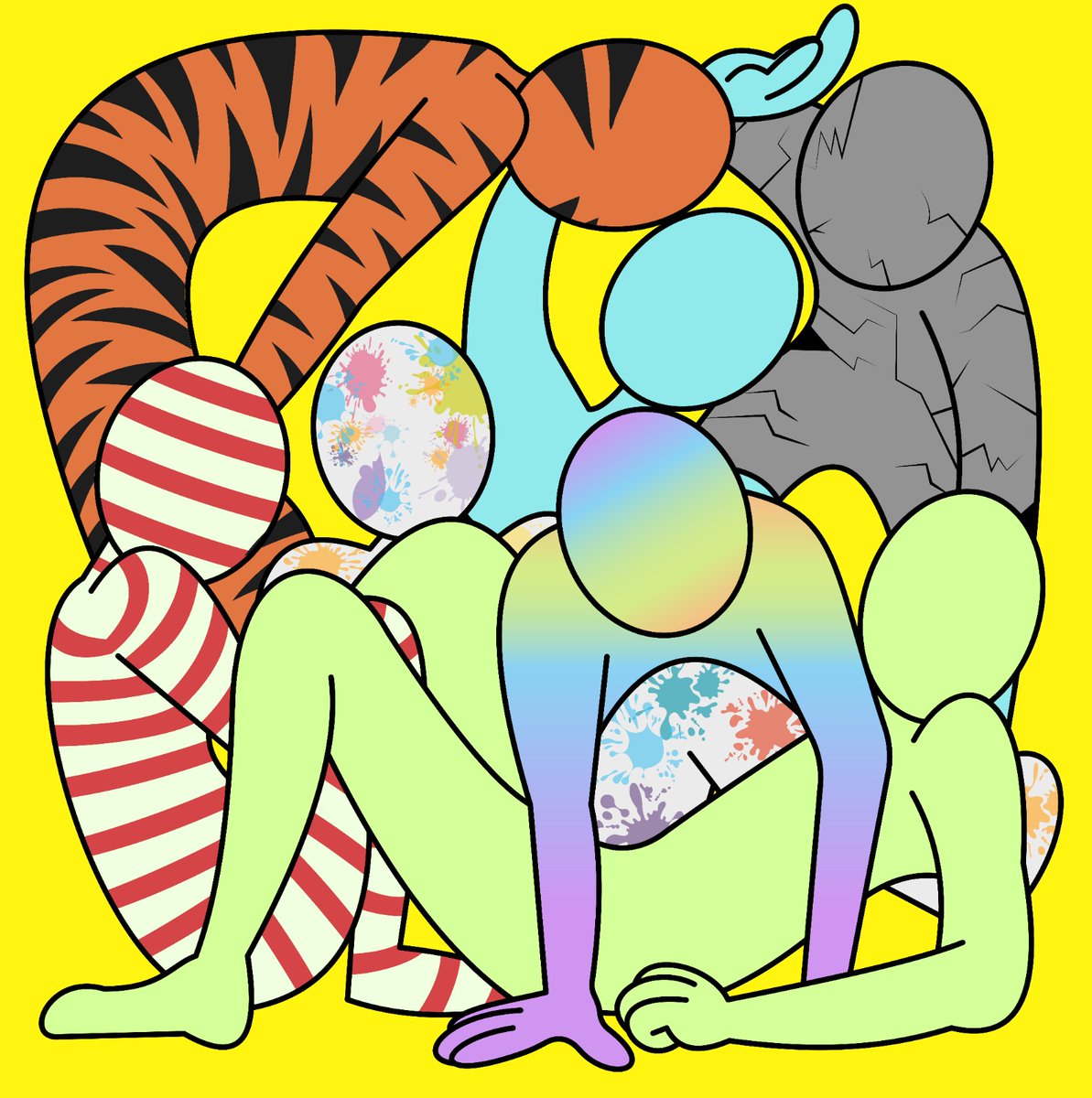 Speaks well of a project if its possible of having in its features unique elements that can identify them only by recognition. In that sense <a href="/HippieLifeKrew/">HLK💚</a>  achieves it well with the skins!

The Krew create this piece with me in our collab spaces.
FULL GRAPHIC ON MAIN X SOON!