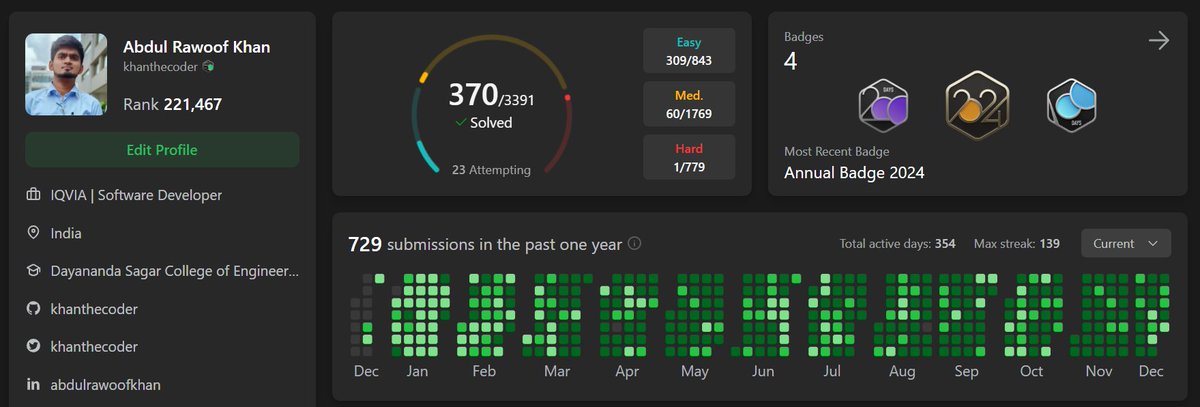 khanthecoder's tweet image. #Day353/365 #365DaysCodingChallenge #LearnInPublic #TechTwitter #IndieHackers #BuildInPublic #100daysofcodechallenge