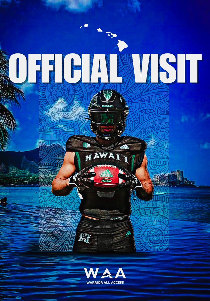 Beautiful weather for #HawaiiFB Official Visits this week!