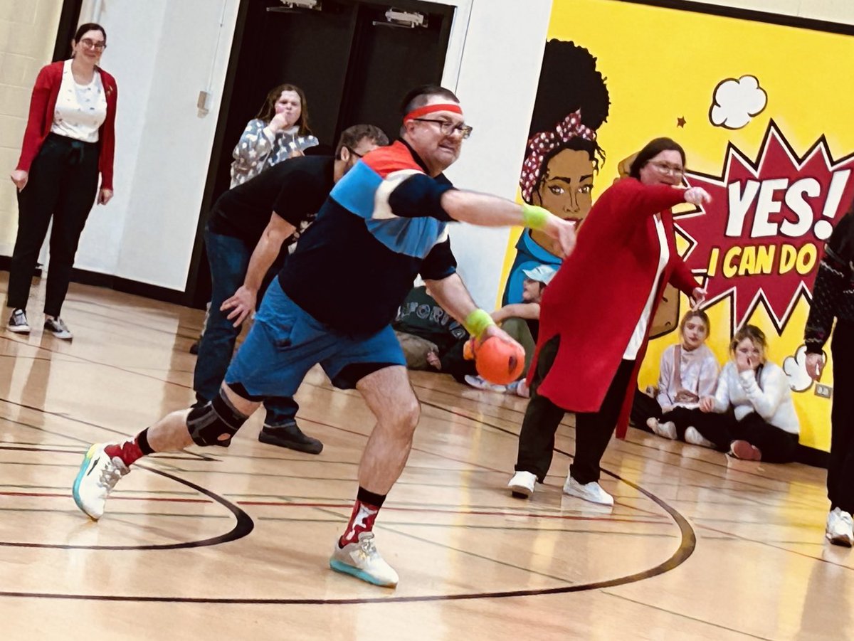 If there was ever a perfect photographic metaphor for what it feels like to be a teacher, it’s this one. Lol <a href="/sjboscoschool/">sjboscoschool</a> 
#studentsvsteachers #Dodgeball