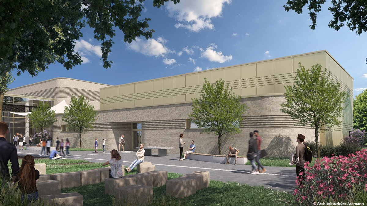 Duesseldorf's tweet photo. Die Theodor-Litt-Realschule in Urdenbach bekommt eine neue #Sporthalle. 🚧🏗️
Die Kosten für die neue Einfeldsporthalle liegen bei rund 7,2 Millionen Euro, die Fertigstellung ist für das erste Quartal 2027 geplant.
➡️ https://t.co/SYBtcJIeNX https://t.co/oWIXHg372I