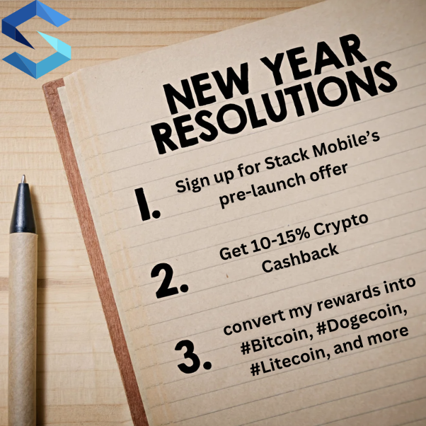 Stack_Mobile_'s tweet photo. New Year’s resolution: Get Crypto Cashback with Stack Mobile! 🎉 Our official launch is on January 15. Get ready to Connect and Collect!

#StackMobile #CryptoRewards #NewYearsResolution #CryptoCashback https://t.co/97Ew9sUYVA