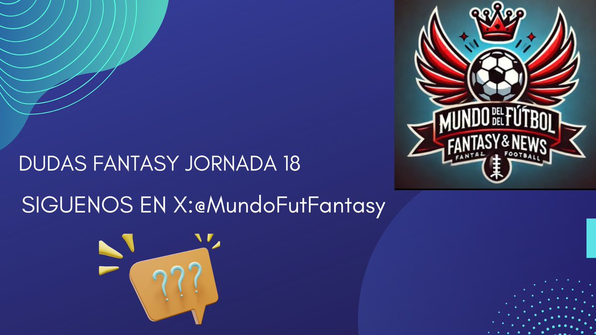 RadarLaLiga_'s tweet photo. DUDAS FANTASY JORNADA 18🚨🤔

Deja aquí tus dudas y te lo contestaremos lo antes posible👇

Intenta ser lo más claro posible    

Viernes  hasta a las 18h⏳

CONDICIÓN:‼️⚠️
-Seguirnos en twitter @MundoFutFantasy 
-Like y RT
Daaaleee👇👇 https://t.co/xpUffLhA0O