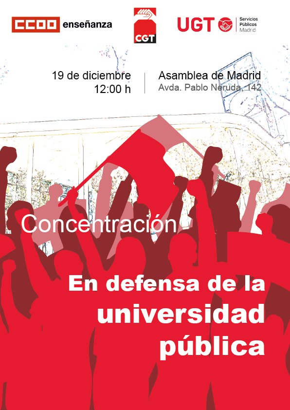 Antonio Baylos (@doctorbaylos) on Twitter photo En defensa de la Universidad Pública en Madrid. Una amplia movilización está comenzando <a href="/BarananoCid/">MARGARITA BARAÑANO CID</a> <a href="/jesusem/">Jesus Escribano</a> <a href="/isabelgalvin/">Isabel Galvín</a> En defensa de la Universidad Pública en Madrid. Una amplia movilización está comenzando <a href="/BarananoCid/">MARGARITA BARAÑANO CID</a> <a href="/jesusem/">Jesus Escribano</a> <a href="/isabelgalvin/">Isabel Galvín</a>
