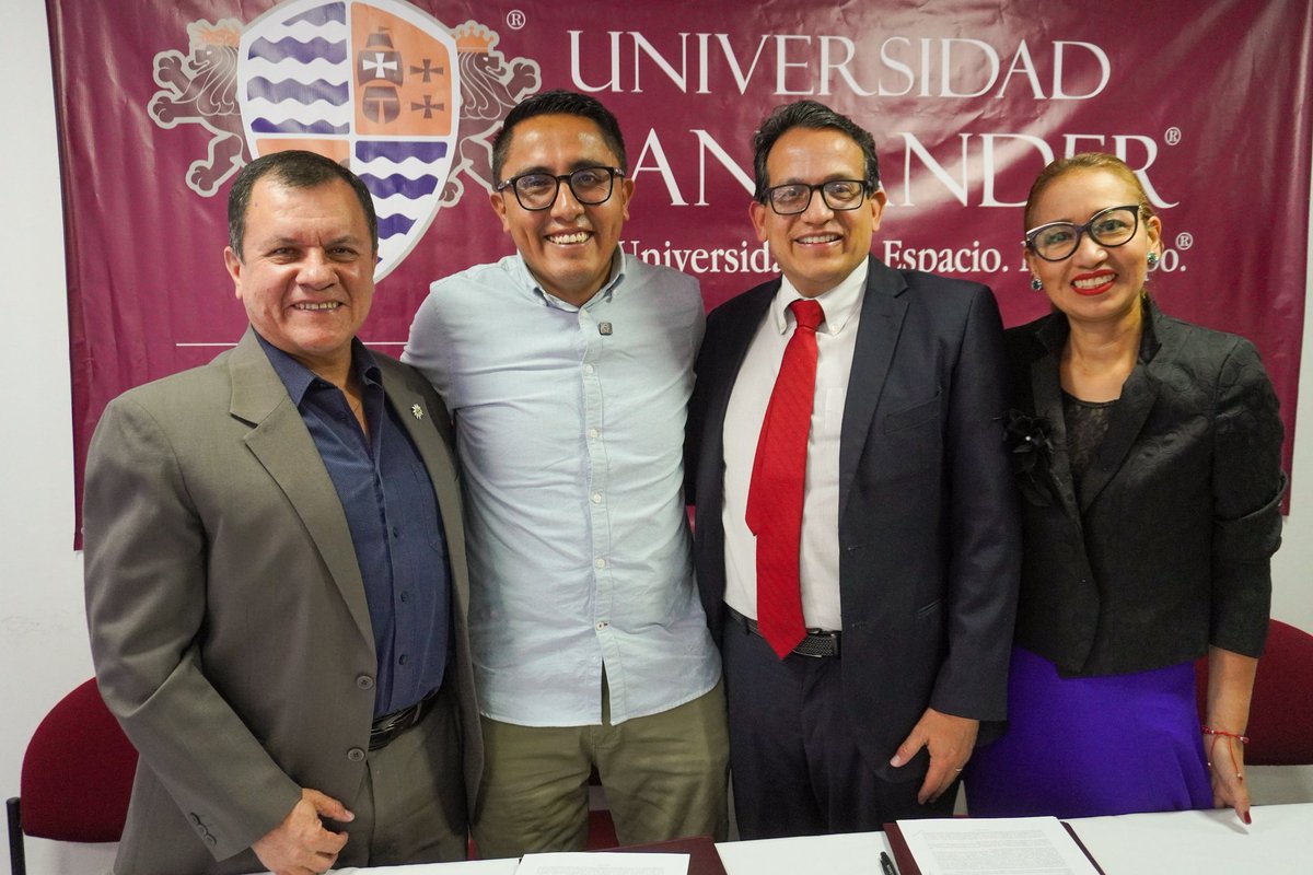 🔴 #ATENCION | <a href="/VAndresQuishpe/">Andrés Quishpe</a>, presidente UNE Nacional, firmó un convenio con la Universidad Santander (<a href="/unisant/">Universidad Santander</a>) y pronto el Magisterio podrá acceder a maestrías y PhDs con grandes descuentos y beneficios. 📄✒️

#SoyDocenteSoydelaUNE #LaUNEnosUne
