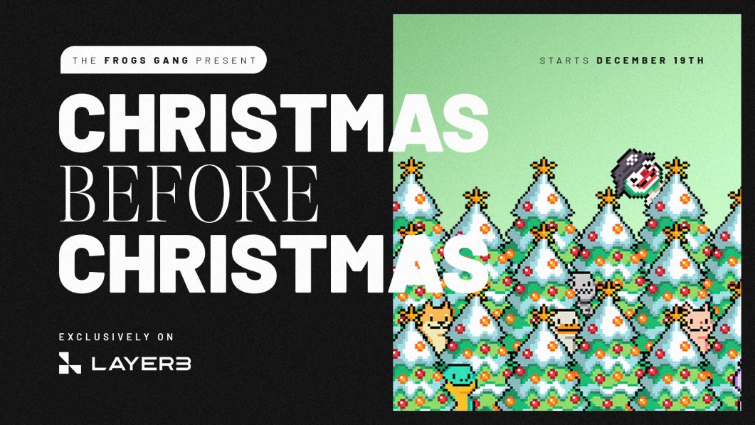 Get ready for an exciting Raffle!🎟️

We’re thrilled to unveil our exclusive partnership quest between Layer3 x ASCFrogs! 🐸✨

👉1. Connect on Layer3 or create an account in just a minute!
👉2. Find the quest: app.layer3.xyz/quests/raffle-… 
👉3. Complete it!
👉4. Sit back, wait, and