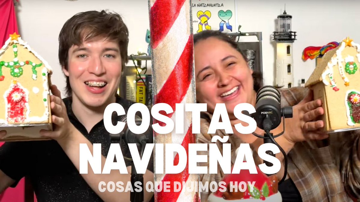 Estas vacaciones son el momento para descubrir tu nuevo podcast favorito ⭐️ COSAS QUE DIJIMOS HOY ⭐️ una conversación sobre lo que nos mueve, preocupa, emociona, enoja y divierte, conducida por 2 profes LGBT: <a href="/natzahuatza/">Andrea Natzahuatza</a> y <a href="/luisrd/">luis ruiz 🫶🏼</a> 

Puedes verlo acá >> youtu.be/Gegqg3BlMLQ?si…