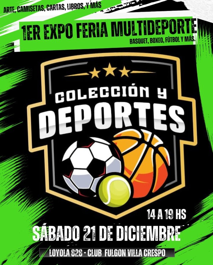 SiempreAlDiego's tweet photo. 🔜 LO QUE SE VIENE 🔜

En La Pelota Siempre Al 10 no nos quedamos quietos un solo segundo. Por eso este sábado te invitamos a "Colección y deportes", la primera feria en la que estaremos presentes con las revistas de #Banini.

Eventazo en el que no podés faltar. https://t.co/p7Xe0ZZFlj