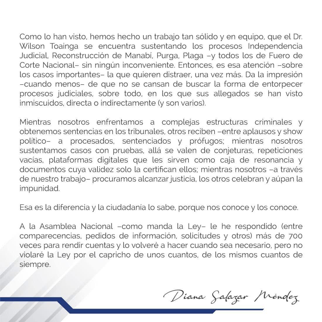 URGENTE ‼️ 

La señora fiscal una vez más, arrastra a las sanguijuelas de la <a href="/AsambleaEcuador/">Asamblea Nacional</a> , en especial a la vaga buena para nada de <a href="/pameaguirre1/">Pamela Aguirre</a> alias #AyPame. 

Aquí: