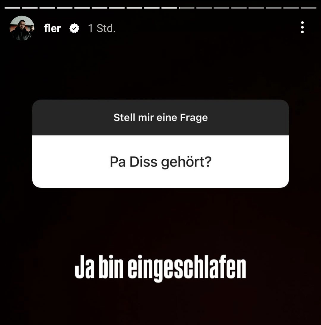 Fler gewinnt den beef mit Pa mit drei wörtern