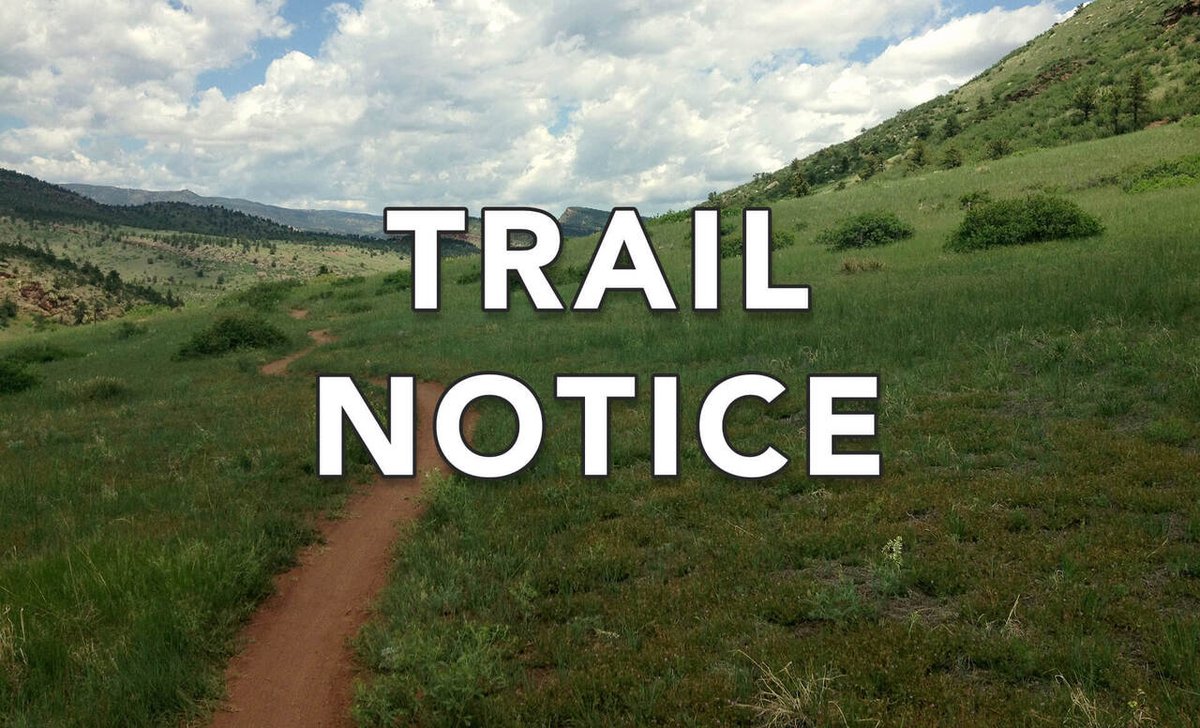 All muddy trail closures have been lifted. The Picture Rock Trail at Heil Valley Ranch and Nighthawk &amp; Button Rock Trail at Hall Ranch are now open. Happy Holidays! #boco_trails
