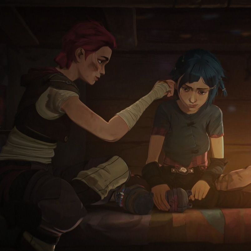 JinxArcaneReal's tweet photo. happy bday to the best sister in the world!! 🥳 i love u forever vi :D https://t.co/WYpzr4XinT