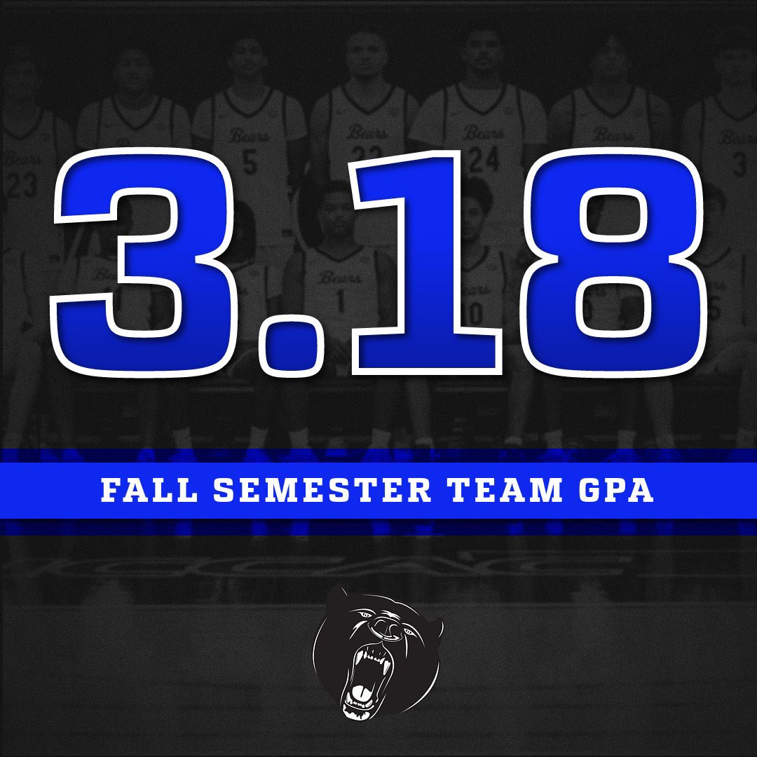 Great job by our players this semester for achieving a team GPA of 3.18! We had 10 of our 16 guys get a 3.0 or higher!
