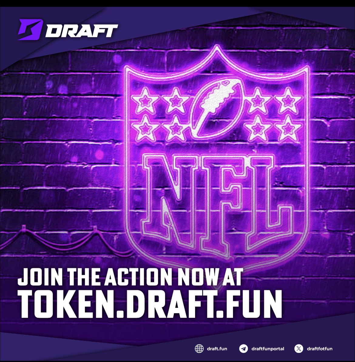 Locktree1987's tweet photo. #draftfun! Sportsbetting is one of the biggest industries in the realworld and $draft @draftdotfun brings it to crypto. Now it’s NFL/NBA, but soon you’ll see all sports. Rev sharing, huge wins and now a cheap MC jump on the moving train!! https://t.co/fI0AcWCOCh