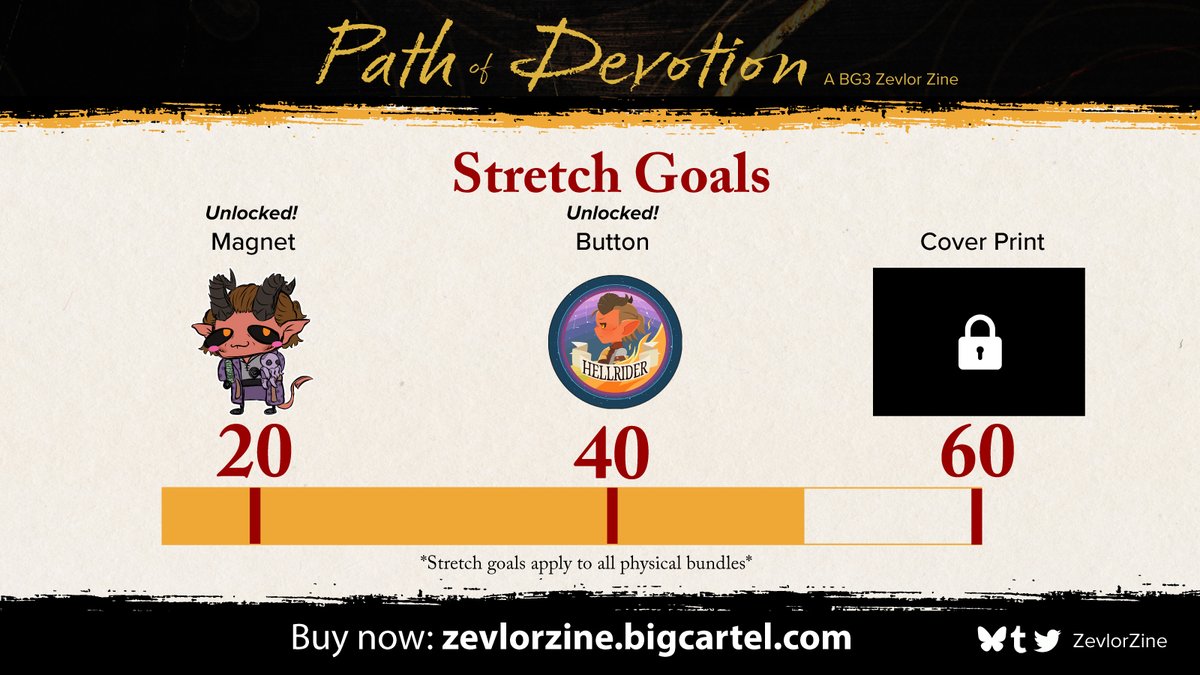Path of Devotion: A BG3 Zevlor Zine (archived) tweet media