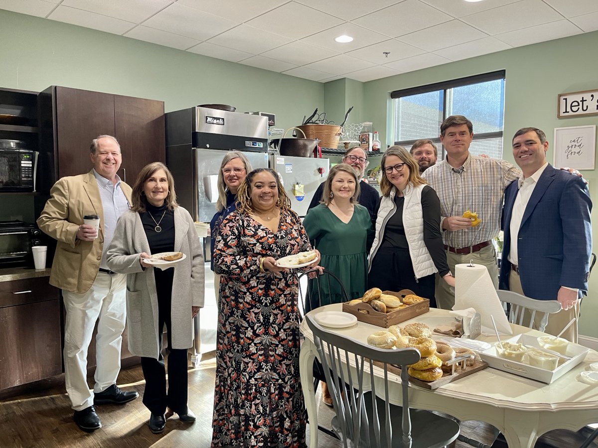 Many thanks to our friends at South State Bank for delivering some holiday cheer to our morning! We enjoyed the bagel breakfast and appreciate any opportunity to come together and celebrate the season.