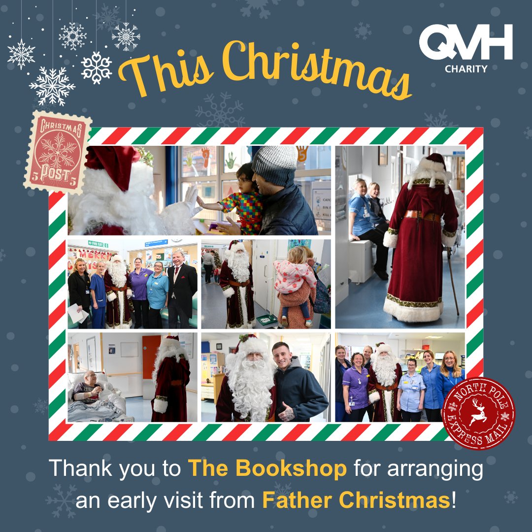 Queen Victoria Hospital Charity (@qvhcharity) on Twitter photo We had a special visitor make an early stop-off to <a href="/qvh/">Queen Victoria Hospital NHS Foundation Trust</a> to drop off some gifts to patients...π
π
Thank you to <a href="/EastBookshop/">The Bookshop East Grinstead</a> & its customers for the kind donation of beautifully wrapped books which will be very much appreciated by the patients. π
#SupportQVH #RebuildingLives We had a special visitor make an early stop-off to <a href="/qvh/">Queen Victoria Hospital NHS Foundation Trust</a> to drop off some gifts to patients...π
π
Thank you to <a href="/EastBookshop/">The Bookshop East Grinstead</a> & its customers for the kind donation of beautifully wrapped books which will be very much appreciated by the patients. π
#SupportQVH #RebuildingLives