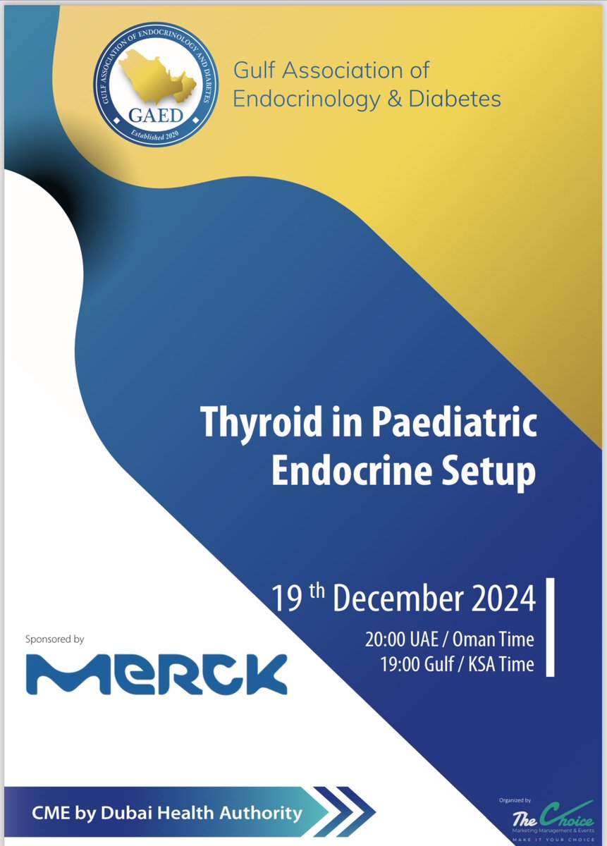 It was an honor to participate in today’s webinar organized by the Gulf Association of Endocrinology and Diabetes (GAED), alongside esteemed colleagues Dr. Walid Kaplan, Prof. Amir Babiker, Prof. Naji AlJohani, and Dr. Manal Mustafa. The session attracted an impressive audience