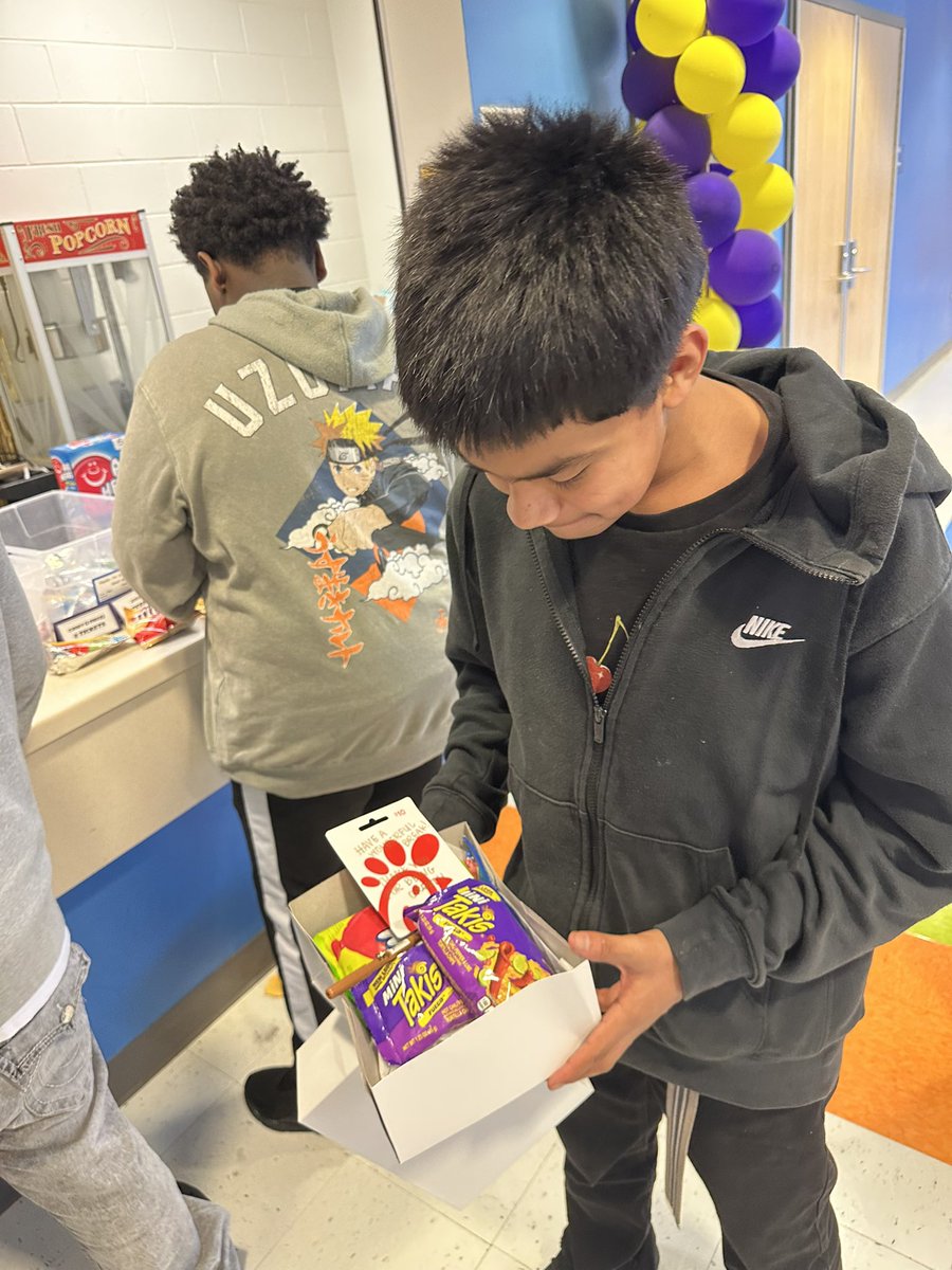 Dr. Michelle T. Bell (@bellmichellet) on Twitter photo This student had enough tickets for the <a href="/River_Bend_MS/">River Bend Middle School</a> mystery box. Takis, candy, and a Chic Fila gift card was worth the 30 PBIS Tiger tickets. #Belonging #PositiveBehavior This student had enough tickets for the <a href="/River_Bend_MS/">River Bend Middle School</a> mystery box. Takis, candy, and a Chic Fila gift card was worth the 30 PBIS Tiger tickets. #Belonging #PositiveBehavior
