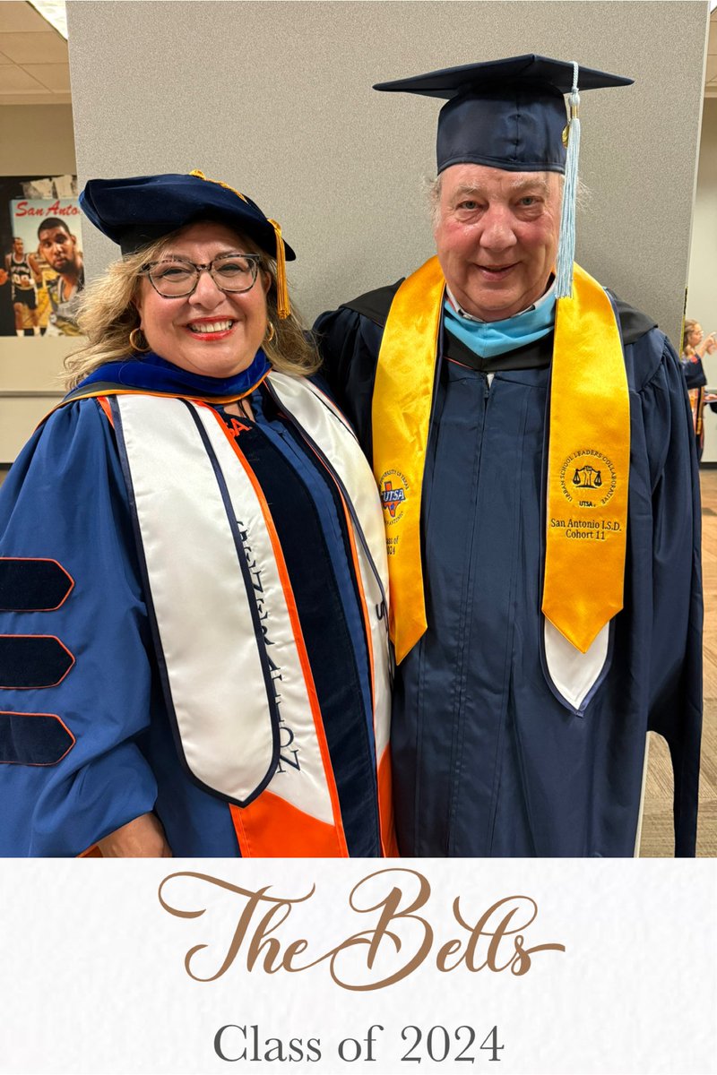 ELPS UTSA (@teamelps) on Twitter photo Itās not often that a married couple earn their graduate degrees on the same day from our department. Congratulations to Dr. Graciela Escobedo Bell who earned her Ph.D. through Cohort 24 and Mark Bell who earned his M.Ed. through the USLC-<a href="/SAISD/">San Antonio ISD</a> Cohort 11. Itās not often that a married couple earn their graduate degrees on the same day from our department. Congratulations to Dr. Graciela Escobedo Bell who earned her Ph.D. through Cohort 24 and Mark Bell who earned his M.Ed. through the USLC-<a href="/SAISD/">San Antonio ISD</a> Cohort 11.