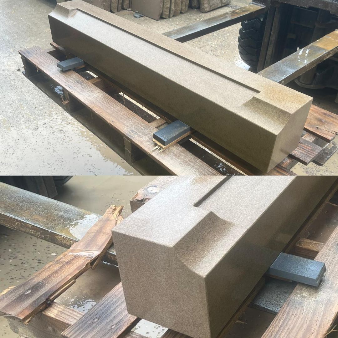 NaturalCutStone's tweet photo. Crafted to Perfection – Ready for Delivery! ✨

Feast your eyes on this weathered and stooled cill, expertly shaped with precision and care. Just look at those flawless curves and sharp lines!

https://t.co/AVOx6HI16t
0115 965 2255
sales@naturalcutstone.co.uk

#StoneCraftsmanship https://t.co/3y31EWtUlt