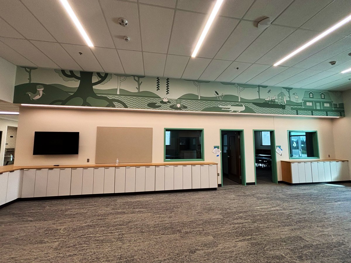 Meet Greenway Elementary, <a href="/NKCSchools/">NKC Schools</a> ! 🌳💦💚💙 <a href="/McCownGordon/">McCownGordon</a> <a href="/HollisandMiller/">Hollis + Miller Architects</a> 🥳