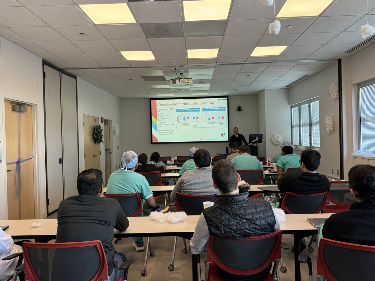 Scott Lundgren (@swlundgren) on Twitter photo <a href="/unmc/">University of Nebraska Medical Center</a>โs HCM expert Doug Stoller giving a captivating lecture overviewing HCM management to the <a href="/CvUnmc/">CVMedUNMC</a> fellows.
<a href="/UNMCIMResidency/">UNMC IM Residency</a> <a href="/UNMC_IM/">UNMC Department of Internal Medicine</a> <a href="/ShaneTsaiMD/">Shane Tsai</a> <a href="/SaiAlampoondi/">Sai Vikram Alampoondi Venkataramanan</a> <a href="/MansiOberoi7/">Mansi Oberoi</a> <a href="/AyeshaAzmeen/">Ayesha Azmeen</a> <a href="/unmc/">University of Nebraska Medical Center</a>โs HCM expert Doug Stoller giving a captivating lecture overviewing HCM management to the <a href="/CvUnmc/">CVMedUNMC</a> fellows.
<a href="/UNMCIMResidency/">UNMC IM Residency</a> <a href="/UNMC_IM/">UNMC Department of Internal Medicine</a> <a href="/ShaneTsaiMD/">Shane Tsai</a> <a href="/SaiAlampoondi/">Sai Vikram Alampoondi Venkataramanan</a> <a href="/MansiOberoi7/">Mansi Oberoi</a> <a href="/AyeshaAzmeen/">Ayesha Azmeen</a>