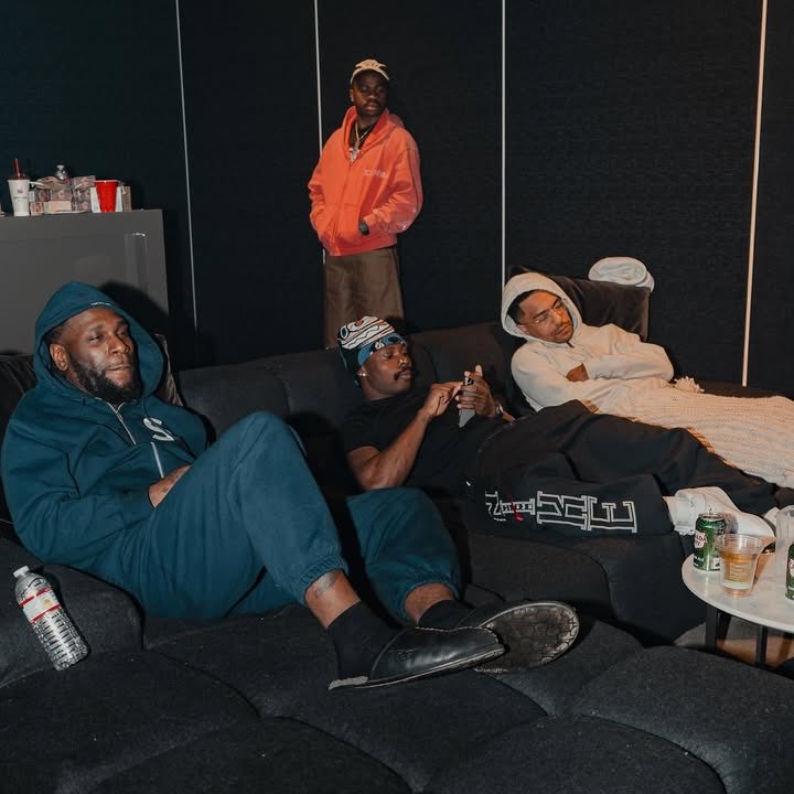 Burna Boy and Asake in the studio 👨🏾‍🍳