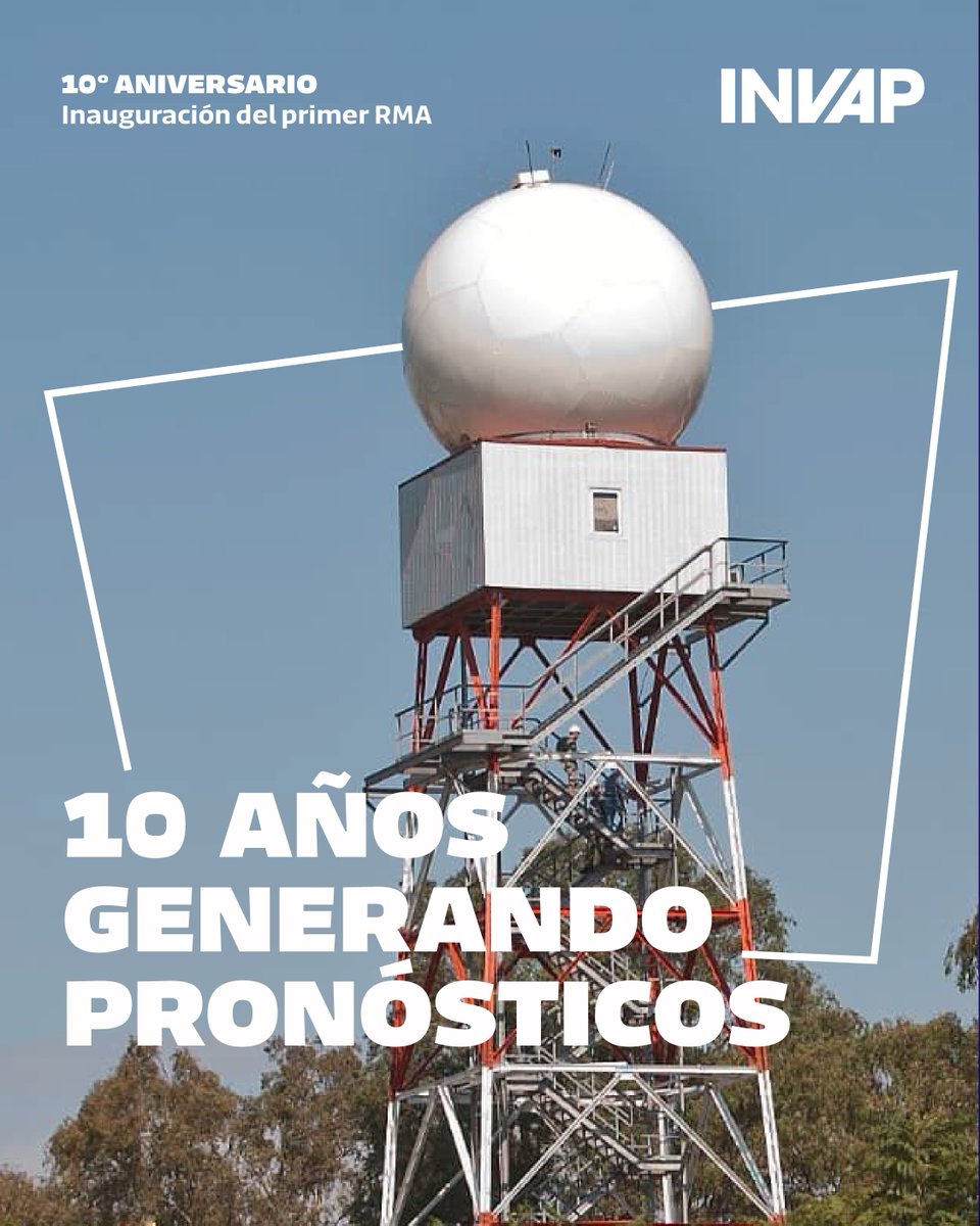 10 años del primer Radar Meteorológico Argentino 🇦🇷

Se inauguró el 19 de diciembre de 2014 en Córdoba y fue el primero de la red SINARAME que hoy cuenta con 17 RMA.

¿Querés saber más sobre el funcionamiento de estos radares?
Te lo contamos en esta web:
paraquehacemosloquehacemos.com.ar